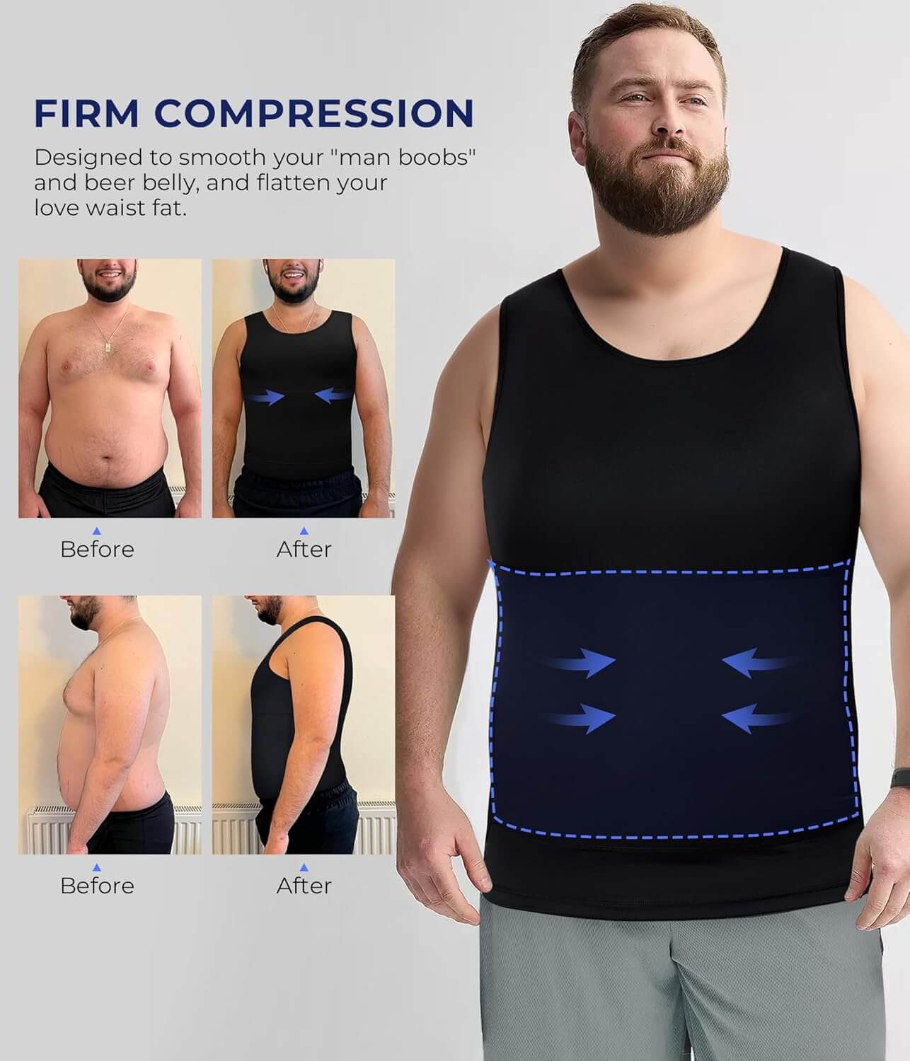 FORGED Men's Body Shaping Tank Top
